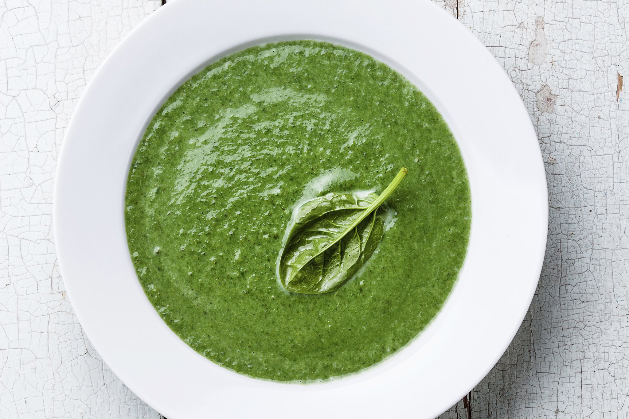 Spinach, Kale & Watercress Soup